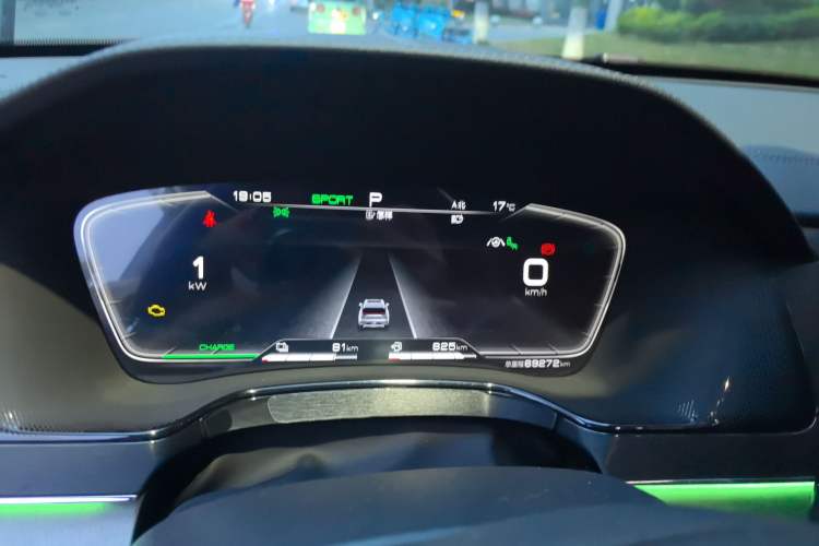 Used BYD Tang New Energy 2021 DM-i 112KM Prestige Model Instrument Cluster