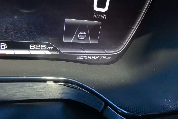 Used BYD Tang New Energy 2021 DM-i 112KM Prestige Model Odometer Close Up