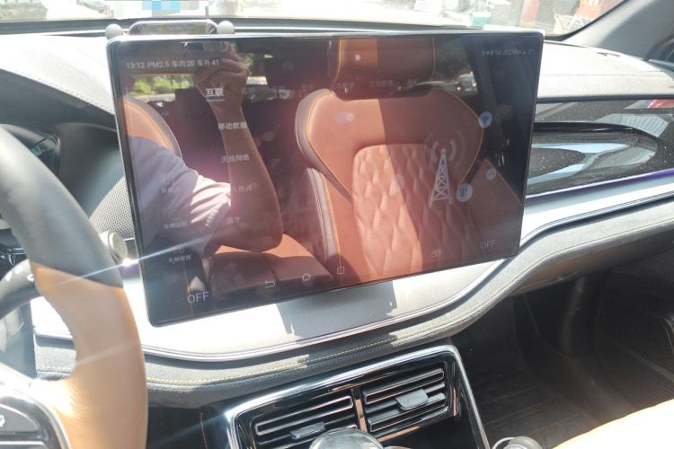 Used BYD Tang New Energy 2021 DM-i 112KM Prestige Model Audio And AC Panel