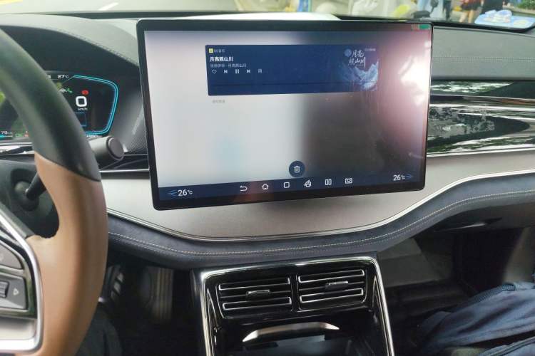 Used BYD Tang New Energy 2021 DM-i 112KM Prestige Model Audio And AC Panel
