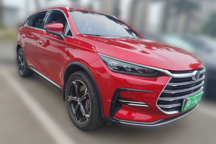 Used BYD Tang New Energy 2021 DM 2.0T Four-Wheel Drive High-Performance Luxury Model Front Right 45 Deg