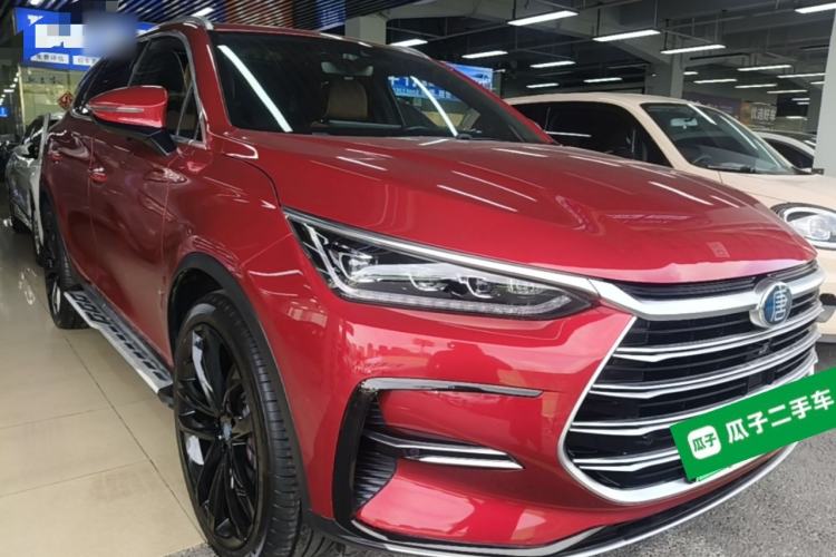 Used BYD Tang New Energy 2021 DM 2.0T Four-Wheel Drive High-Performance Flagship Model Front Right 45 Deg