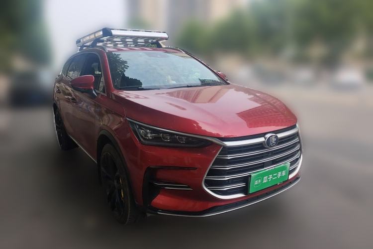 Used BYD Tang New Energy 2021 DM 2.0T Four-Wheel Drive High-Performance Flagship Model Front Right 45 Deg