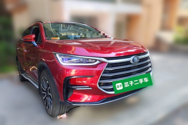Used BYD Tang New Energy 2021 DM 2.0T Four-Wheel Drive High-Performance Flagship Model Front Right 45 Deg