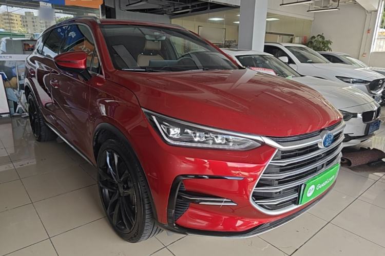 Used BYD Tang New Energy 2021 DM 2.0T Four-Wheel Drive High-Performance Flagship Model Front Right 45 Deg