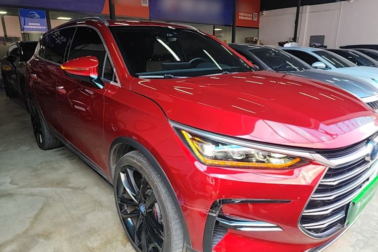 Used BYD Tang New Energy 2021 DM 2.0T Four-Wheel Drive High-Performance Flagship Model Front Right 45 Deg