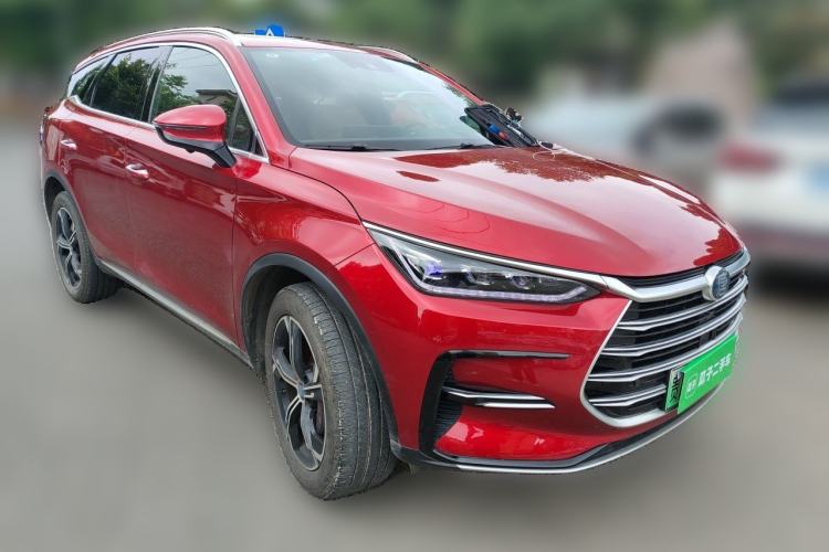 Used BYD Tang New Energy 2021 DM 2.0T Four-Wheel Drive High-Performance Flagship Model Front Right 45 Deg