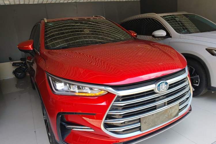 Used BYD Tang New Energy 2021 DM 2.0T Four-Wheel Drive Performance Edition Prestige Model Front Right 45 Deg