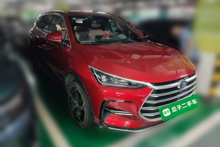 Used BYD Tang New Energy 2021 DM 2.0T Four-Wheel Drive Performance Edition Prestige Model Front Right 45 Deg