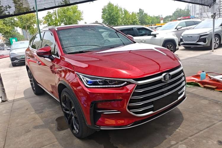 Used BYD Tang New Energy 2021 DM 2.0T Four-Wheel Drive High-Performance Flagship Model Front Right 45 Deg