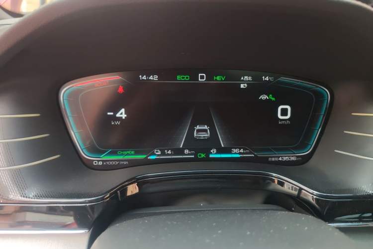 Used BYD Tang New Energy 2021 DM 2.0T Four-Wheel Drive High-Performance Flagship Model Instrument Cluster