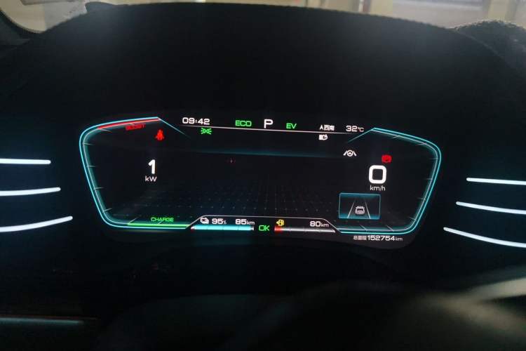Used BYD Tang New Energy 2021 DM 2.0T Four-Wheel Drive High-Performance Flagship Model Instrument Cluster