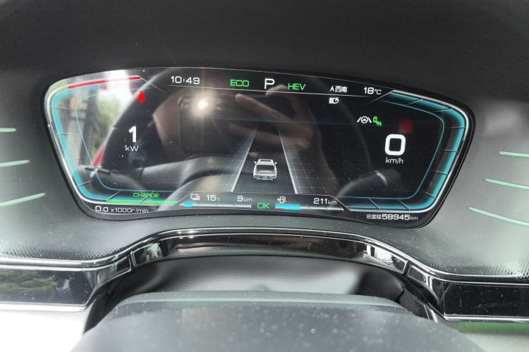 Used BYD Tang New Energy 2021 DM 2.0T Four-Wheel Drive High-Performance Flagship Model Instrument Cluster