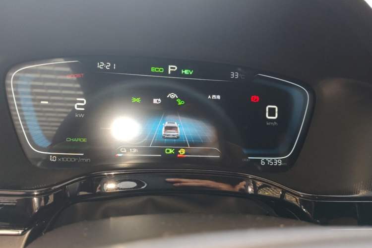 Used BYD Tang New Energy 2021 DM 2.0T Four-Wheel Drive Performance Edition Prestige Model Instrument Cluster