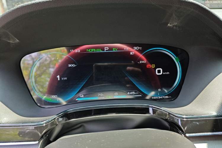 Used BYD Tang New Energy 2021 DM-i 112KM Prestige Model Instrument Cluster