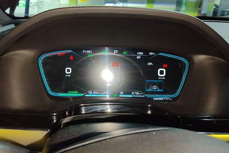 Used BYD Tang New Energy 2021 DM 2.0T Four-Wheel Drive High-Performance Luxury Model Instrument Cluster