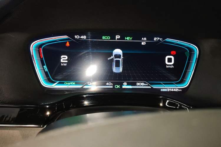 Used BYD Tang New Energy 2021 DM-i 112KM Prestige Model Instrument Cluster