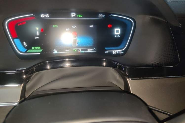 Used BYD Tang New Energy 2021 DM-i 112KM Prestige Model Odometer Close Up