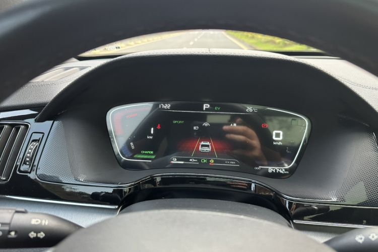 Used BYD Tang New Energy 2021 DM-i 112KM Prestige Model Odometer Close Up