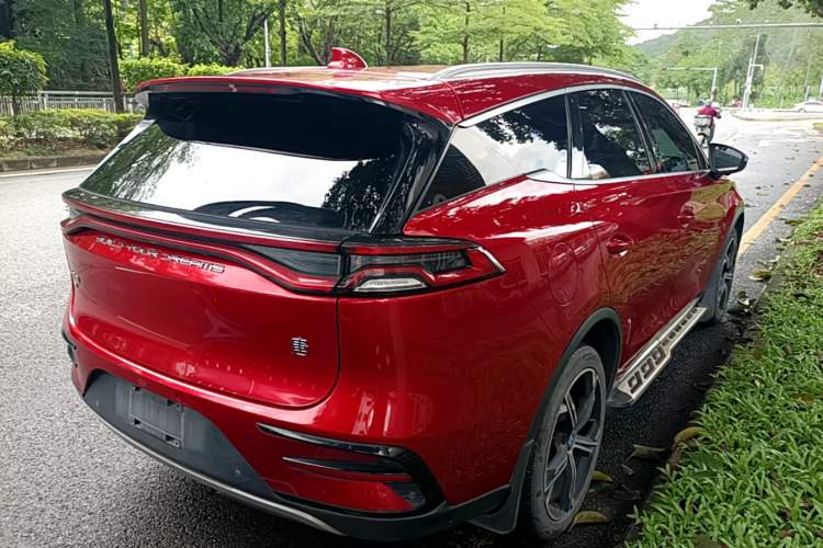 Used BYD Tang New Energy 2021 DM 2.0T Four-Wheel Drive Performance Edition Prestige Model Rear Right 45 Deg