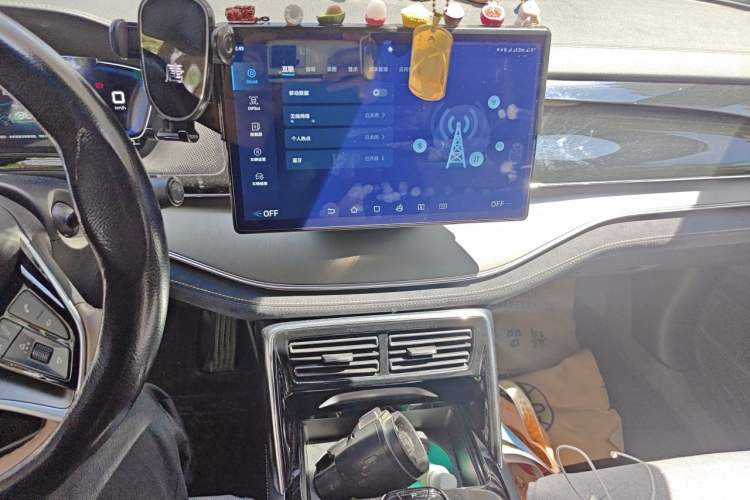 Used BYD Tang New Energy 2021 DM-i 112KM Prestige Model Audio And AC Panel