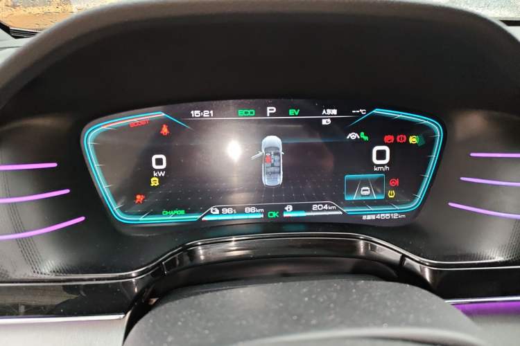 Used BYD Tang New Energy 2021 DM 2.0T Four-Wheel Drive High-Performance Flagship Model Instrument Cluster