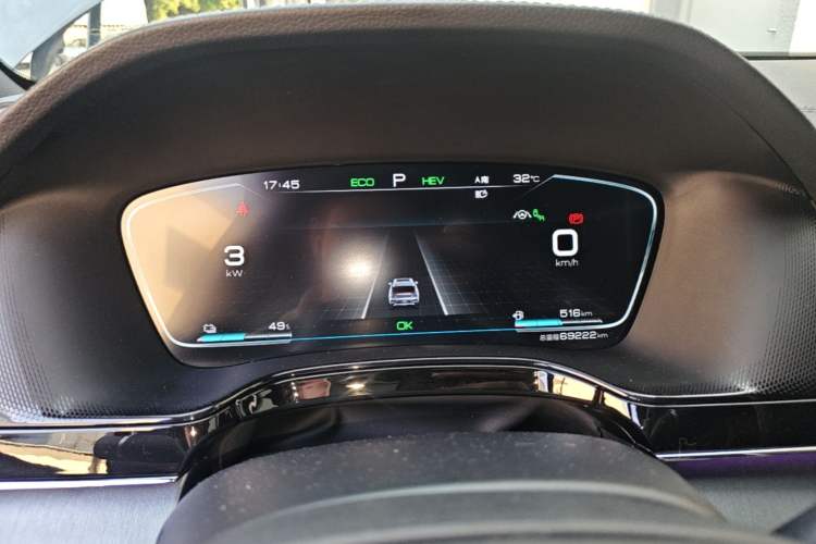 Used BYD Tang New Energy 2021 DM-i 112KM Prestige Model Instrument Cluster