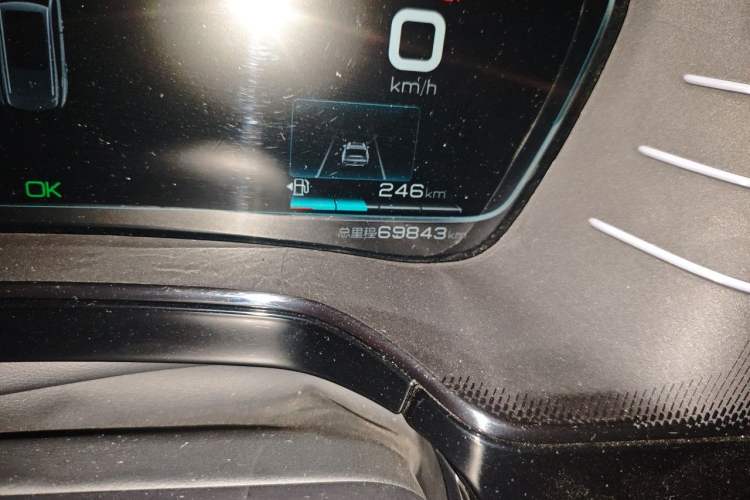 Used BYD Tang New Energy 2021 DM 2.0T Four-Wheel Drive High-Performance Flagship Model Odometer Close Up
