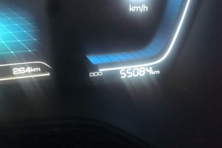 Used BYD Tang New Energy 2021 DM-i 112KM Prestige Model Odometer Close Up