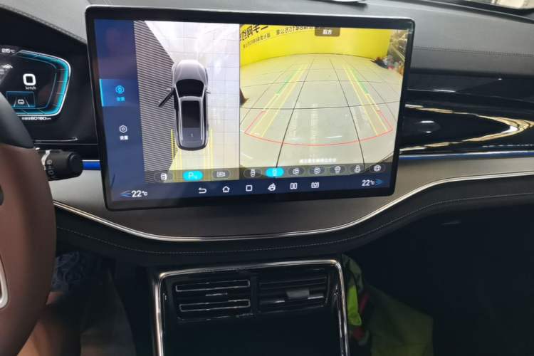 Used BYD Tang New Energy 2021 DM-i 112KM Prestige Model Audio And AC Panel