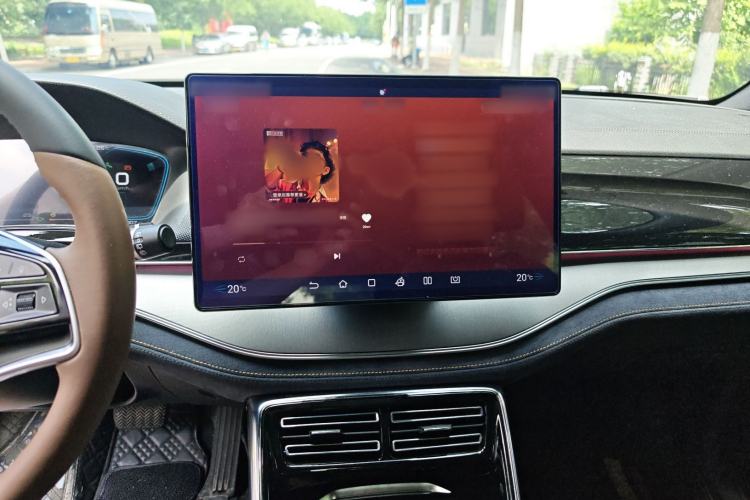 Used BYD Tang New Energy 2021 DM-i 112KM Prestige Model Audio And AC Panel