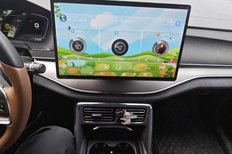 Used BYD Tang New Energy 2021 DM 2.0T Four-Wheel Drive Performance Edition Prestige Model Audio And AC Panel
