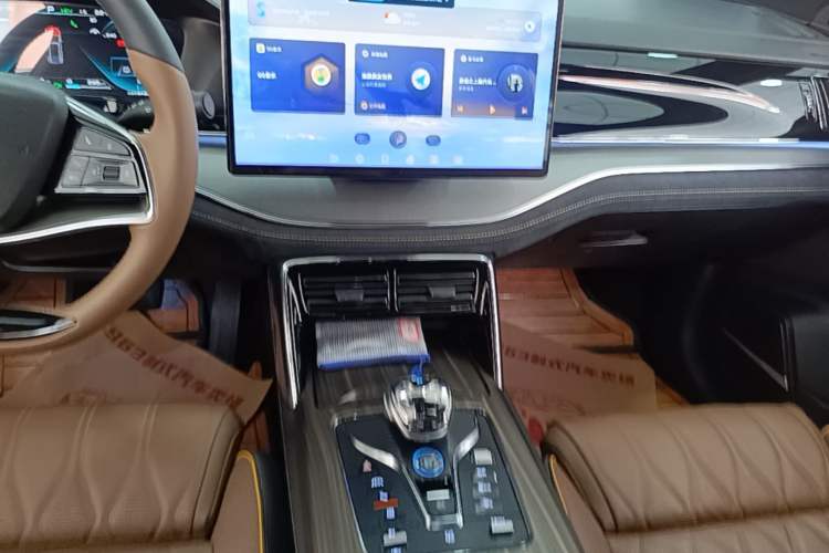 Used BYD Tang New Energy 2021 DM-i 112KM Prestige Model Audio And AC Panel