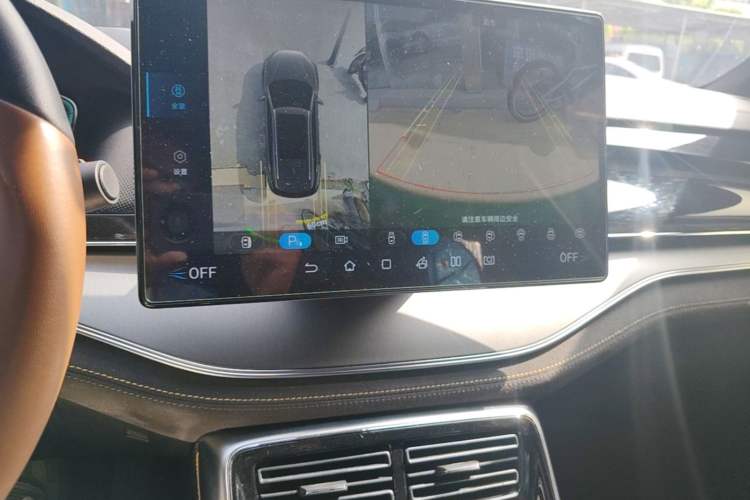 Used BYD Tang New Energy 2021 DM-i 112KM Prestige Model Audio And AC Panel