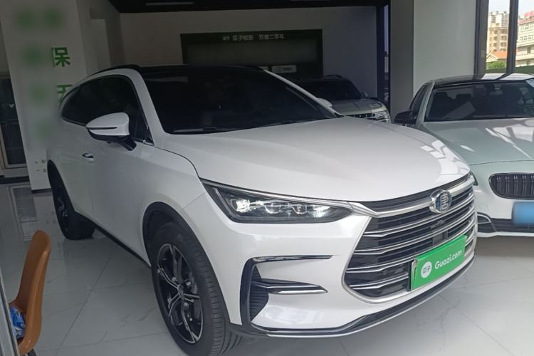 Used BYD Tang New Energy 2021 DM 2.0T Four-Wheel Drive High-Performance Luxury Model Front Right 45 Deg