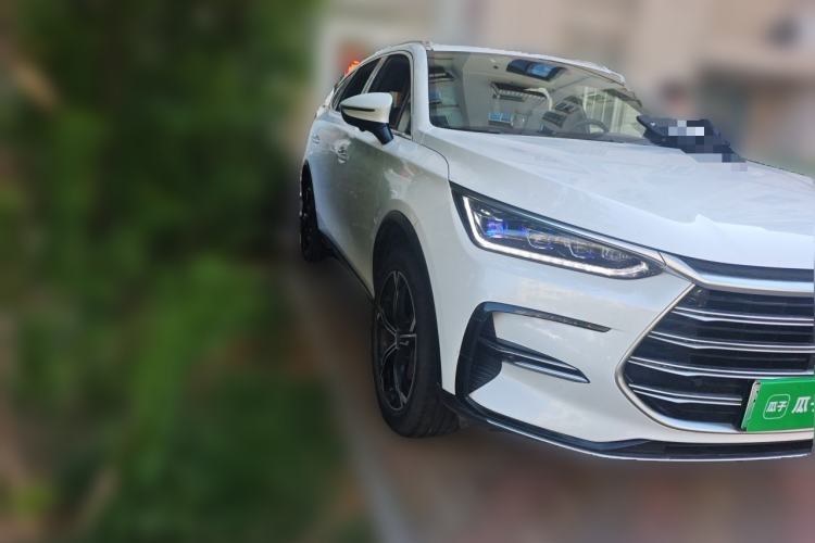 Used BYD Tang New Energy 2021 DM 2.0T Four-Wheel Drive High-Performance Luxury Model Front Right 45 Deg