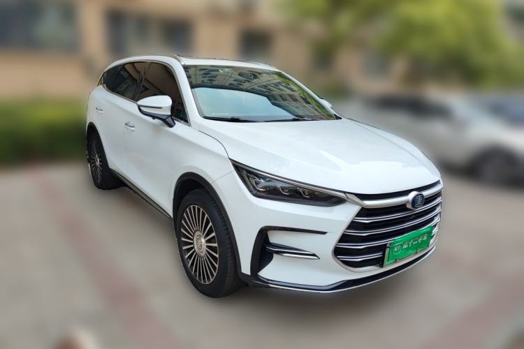 Used BYD Tang New Energy 2021 DM 2.0T Four-Wheel Drive High-Performance Luxury Model Front Right 45 Deg