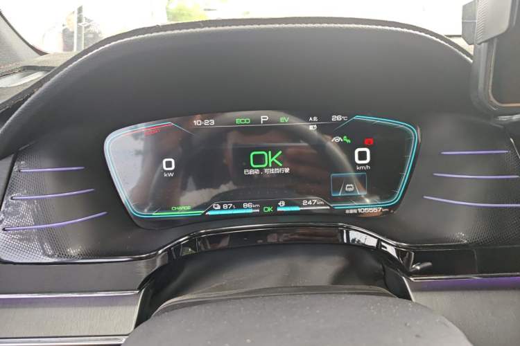 Used BYD Tang New Energy 2021 DM 2.0T Four-Wheel Drive High-Performance Flagship Model Instrument Cluster