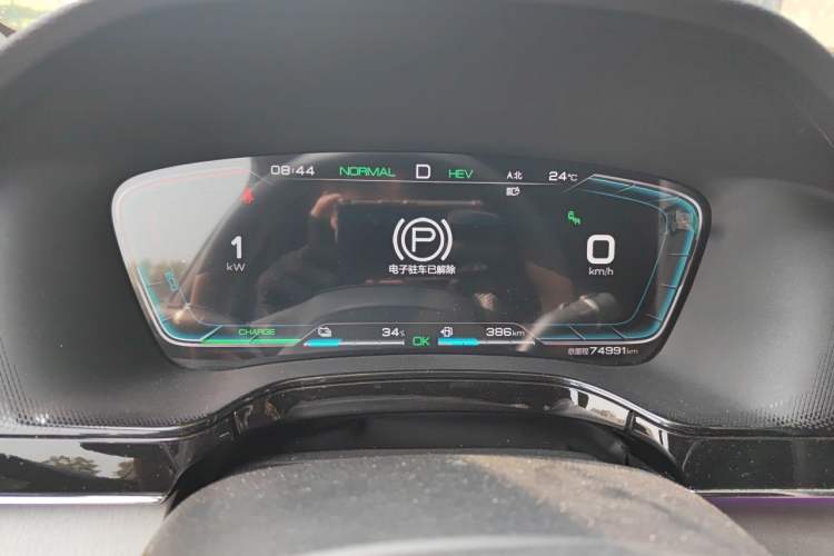 Used BYD Tang New Energy 2021 DM-i 112KM Prestige Model Instrument Cluster