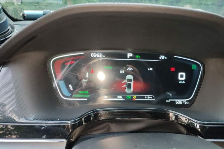 Used BYD Tang New Energy 2021 DM-i 112KM Prestige Model Instrument Cluster