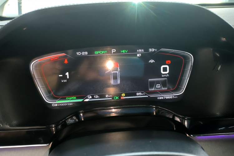 Used BYD Tang New Energy 2021 DM 2.0T Four-Wheel Drive High-Performance Luxury Model Instrument Cluster