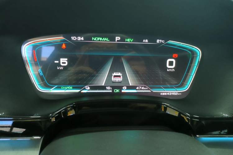 Used BYD Tang New Energy 2021 DM-i 112KM Prestige Model Instrument Cluster