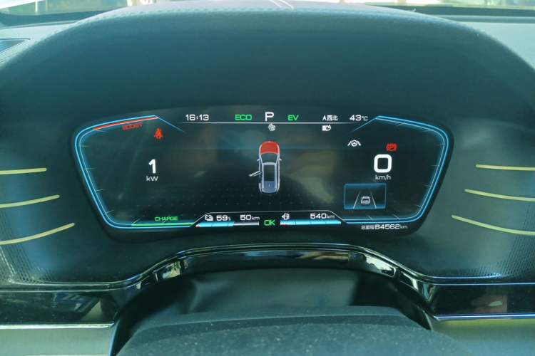 Used BYD Tang New Energy 2021 DM 2.0T Four-Wheel Drive High-Performance Flagship Model Instrument Cluster