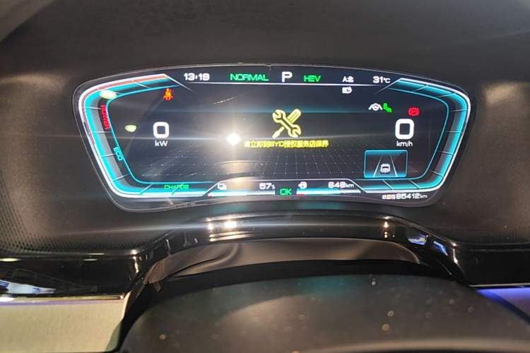 Used BYD Tang New Energy 2021 DM-i 112KM Prestige Model Instrument Cluster