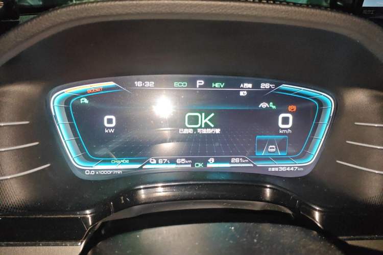 Used BYD Tang New Energy 2021 DM 2.0T Four-Wheel Drive High-Performance Flagship Model Instrument Cluster