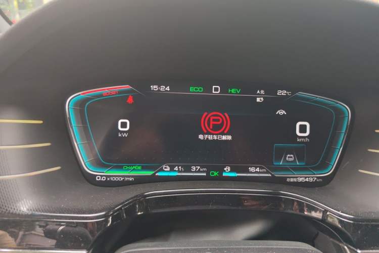 Used BYD Tang New Energy 2021 DM 2.0T Four-Wheel Drive High-Performance Flagship Model Instrument Cluster