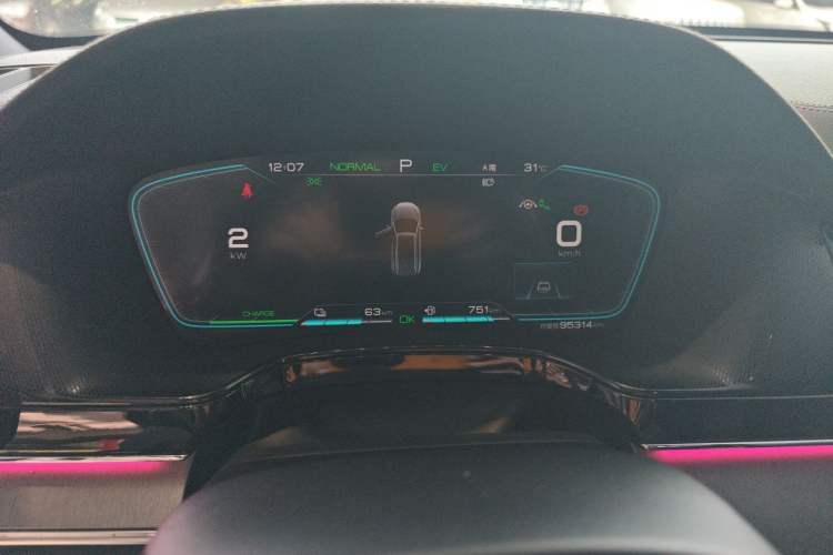 Used BYD Tang New Energy 2021 DM-i 112KM Prestige Model Instrument Cluster