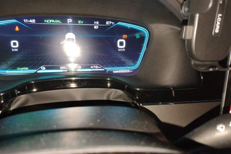 Used BYD Tang New Energy 2021 DM-i 112KM Prestige Model Odometer Close Up