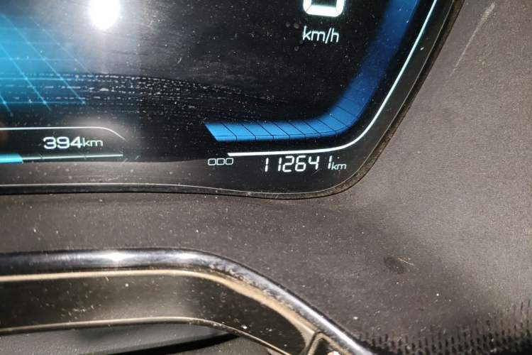 Used BYD Tang New Energy 2021 DM-i 112KM Prestige Model Odometer Close Up