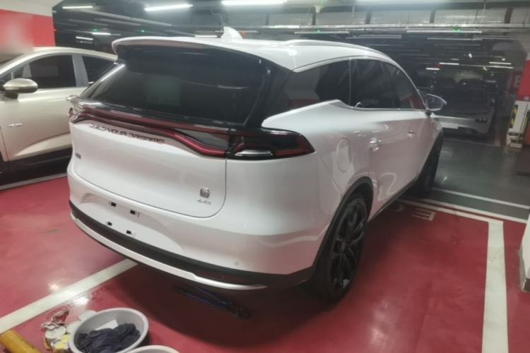 Used BYD Tang New Energy 2021 EV Four-Wheel Drive High-Performance Flagship Model Rear Right 45 Deg